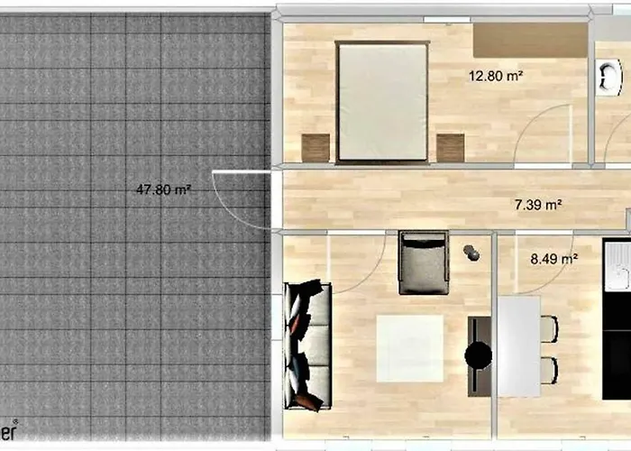 公寓 Altes Rathaus 陶博比斯霍夫斯海姆